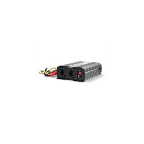 Power Inverter Modificeret sinus | Indgangssp�nding: 12 V DC | Enhedens str�mudgangsforbindelse: Type F (CEE 7/3) / USB-A | 230 V AC 50 Hz | 1000 W | Peak-effekt: 2000 W | Skrueterminal | S�lv