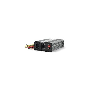 Power Inverter Modificeret sinus | Indgangssp�nding: 24 V DC | Enhedens str�mudgangsforbindelse: Type F (CEE 7/3) / USB-A | 230 V AC 50 Hz | 1000 W | Peak-effekt: 2000 W | Skrueterminal | S�lv