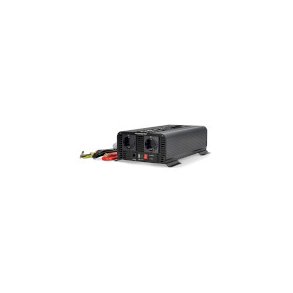 Vekselretter med Ren Sinusb�lge | Indgangssp�nding: 12 V DC | Enhedens str�mudgangsforbindelse: Type F (CEE 7/3) / USB-A / 1x USB-C | 230 V AC 50 Hz | 1000 W | Peak-effekt: 2000 W | Skrueterminal | Ren Sinuskurve | Sikring | Sort