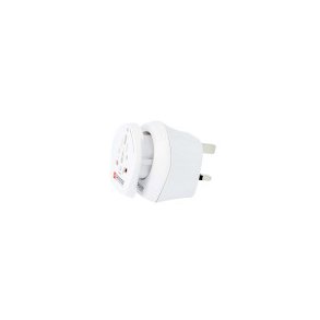 Rejseadapter Combo - Verden-til-UK Jordet