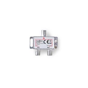 CATV Splitter | 5 - 1000 MHz | Tab af inds�ttelse: 4.2 dB | Antal output: 2 | 75 Ohm | Zinc