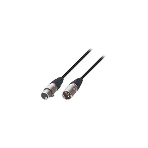 H�jttalerkabel XLR 3-Pin Han - XLR 3-Pin Hun 3.00 m Sort