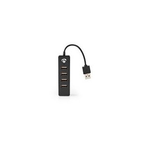 USB-hub | USB-A Han | 4x USB A Female | 4-Port port(s) | USB 2.0 | USB Drevet