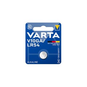 Knapcellebatteri LR54 V10GA 1-blisterkort