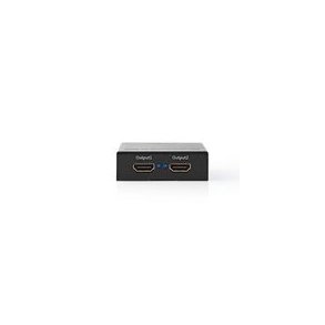 HDMI  Splitter | 2-Port port(s) | HDMI Input | 2x HDMI Output | 4K@60Hz | 18 Gbps | Metal | Antracit