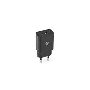 V�goplader | 12 W | Hurtigopladningsfunktion | 1x 2.4 A A | Antal output: 1 | USB-A | Uden Kabel | Single Voltage Output | Sort