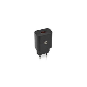 V�goplader | 18 W | Hurtigopladningsfunktion | 1.5 / 2.0 / 3.0 A | Antal output: 1 | USB-A | Uden Kabel | Automatisk Valgt Sp�nding | Sort