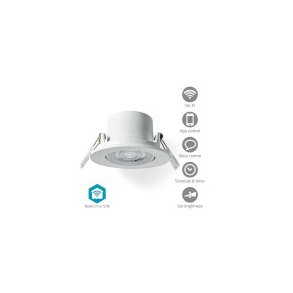 SmartLife Lofts lys | Wi-Fi | Varm til k�lig hvid | Runde | Diameter: 52 mm | 68 - 74 mm | 360 lm | 2700 - 6500 K | IP20 | Energiklasse: F | Android / IOS