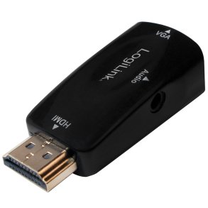 HDMI-hane -> VGA-hona + ljud