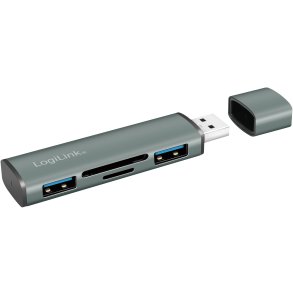 USB-hub (USB 3.2 Gen2) Minneskortsl�sare/USB-A