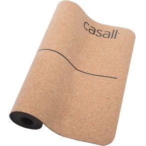 Yoga mat natural cork 5mm Natural cork/black