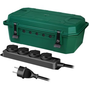 Skyddsbox med grenuttag 4-vgs IP54