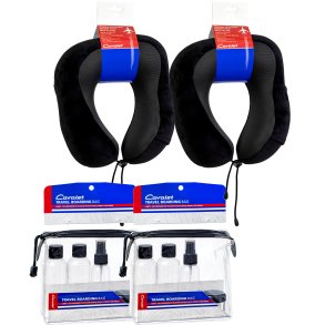 Resekit 7 (2st Nackkuddar, 2set Reseflaskor)