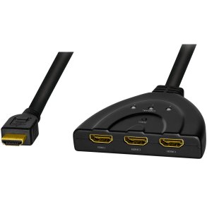 HDMI-switch 3-portar Dubbelriktad HDMI 1.4 4K/30 Hz