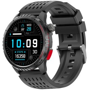 SmartWatch GPS AMOLED H�lsokoll SWG-345B Svart