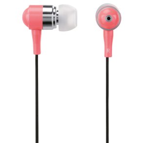 HAMA Hovedtelefon In-Ear Shiny Slv Rosa Mic