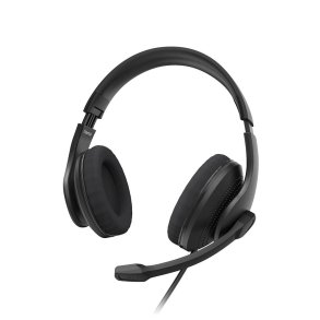HAMA Headset PC Office Stereo Over-Ear HS-USB300 V2 Black
