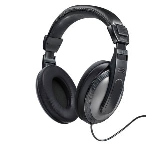 HAMA Headphone Over-Ear Wired Shell Black