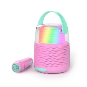 MOB Speaker Karaoke Kit Mic Rosa