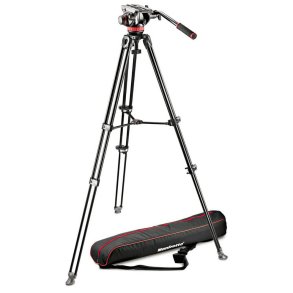 MANFROTTO Stativkit Aluminium VIDEO MVK502AM-1 MVT502AM, incl. Taske