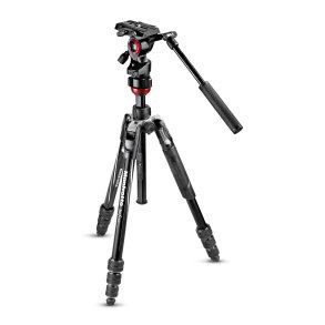 MANFROTTO Stativkit Video Aluminium Befree Advanced Live Twist Sort