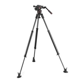 MANFROTTO Stativkit Video Nitrotech 608 + 635 Fast Kulfiber