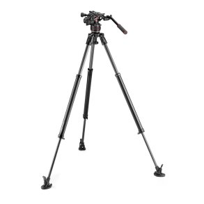 MANFROTTO Stativkit Video Nitrotech 612 + 635 Fast Kulfiber