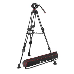 MANFROTTO Videostativkit 504X + 645 Fast Twin Aluminium