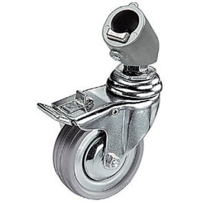 MANFROTTO Hjulst 75mm/22mm m/Bremse 110